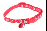 Paw Print Puppy Collars Set of Six