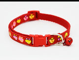 Cute Mushroom Print Puppy Collars Sets of 6