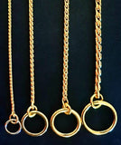 18ct Gold Plated Show Snake Chains VARIOUS SIZES from