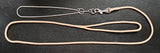 Nylon Cord Show Lead Round 4mm with Chrome Clip
