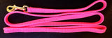 Nylon Cord Lead Flat 10mm x 120cm with Brass Clip