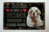 Classic Vintage Metal Tin Signs - Various Breeds & Designs