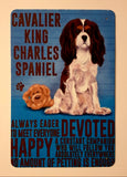 Classic Vintage Metal Tin Signs - Various Breeds & Designs