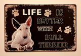 Classic Vintage Metal Tin Signs - Various Breeds & Designs