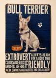 Classic Vintage Metal Tin Signs - Various Breeds & Designs