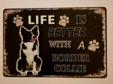 Classic Vintage Metal Tin Signs - Various Breeds & Designs