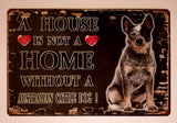 Classic Vintage Metal Tin Signs - Various Breeds & Designs