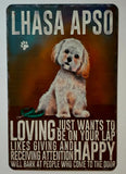 Classic Vintage Metal Tin Signs - Various Breeds & Designs