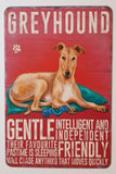 Classic Vintage Metal Tin Signs - Various Breeds & Designs