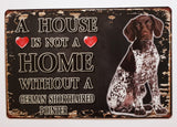 Classic Vintage Metal Tin Signs - Various Breeds & Designs