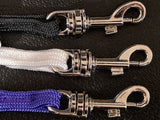 Prestige Nylon Show Lead Round 8mm x 61cm (2ft) with Chrome Clip