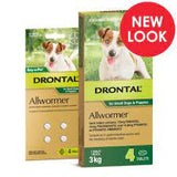Drontal Allwormer 3kg Puppy & Small Dog - Single Tablets or Box of 4