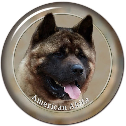 American Akita Decal Sticker on white background