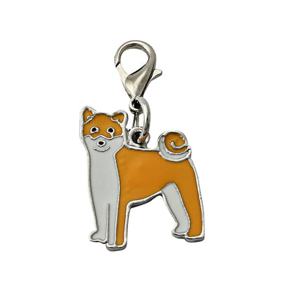 Basenji Key Tag on white background