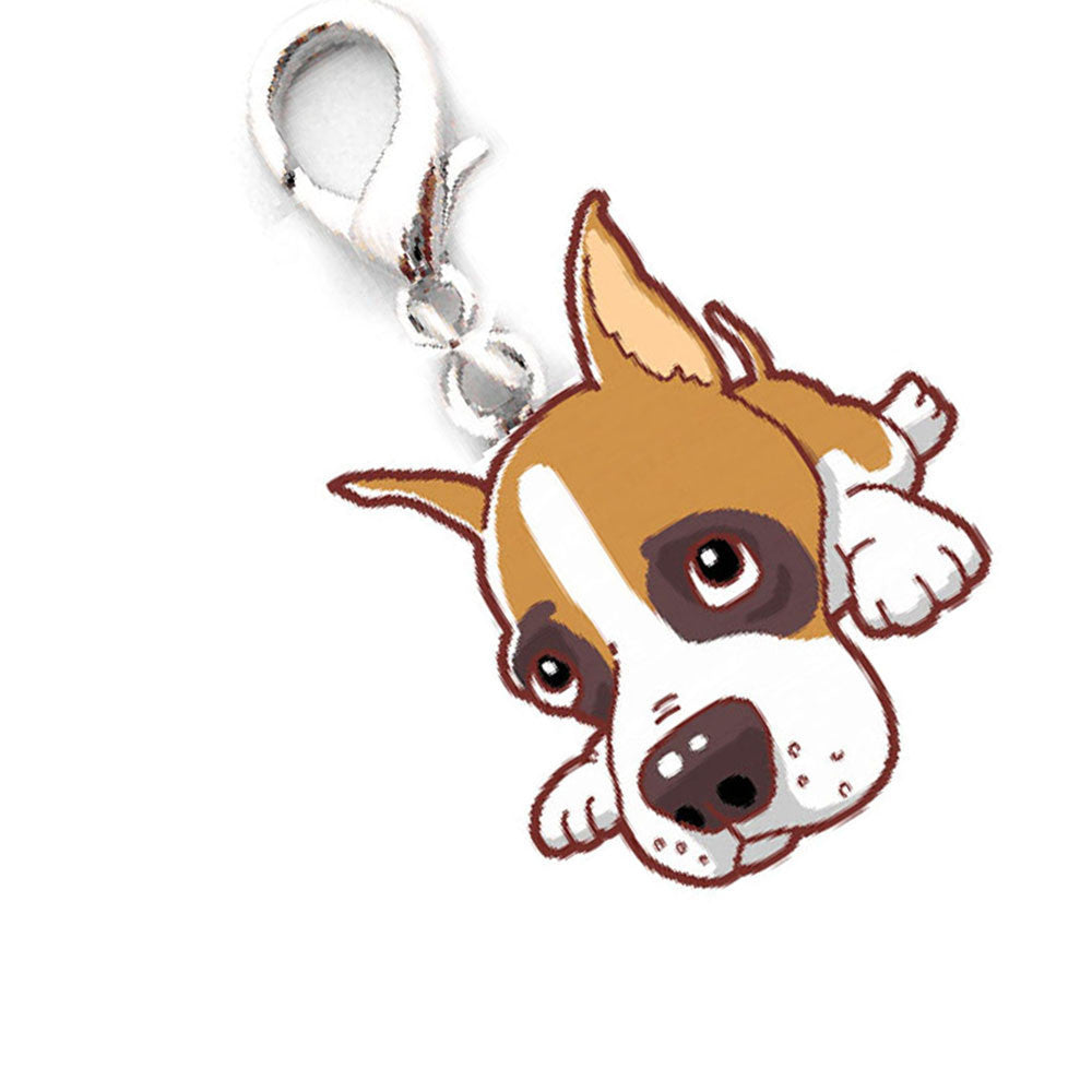 Boxer Key Tag on white background