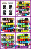 "Break Away" Puppy ID Collars Various Styles - Sets of 6