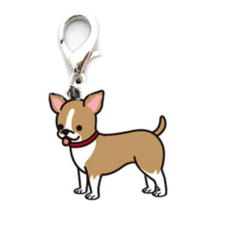 Chihuahua Key Tag on white background