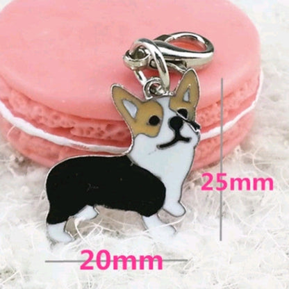 Corgi Key Tag on white background