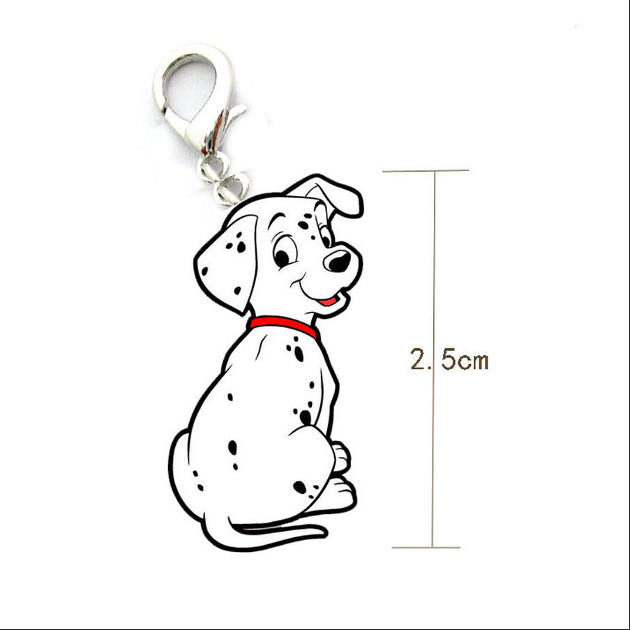 Dalmation Key Tag on white background