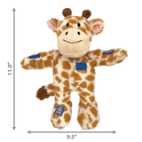 KONG Wild Knots Giraffe or Tiger - Minimal Stuffing!