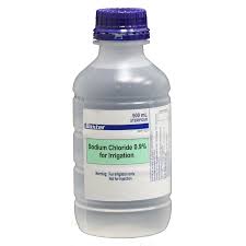 Sodium Chloride 0.9% for Irrigation 500mL Bottle