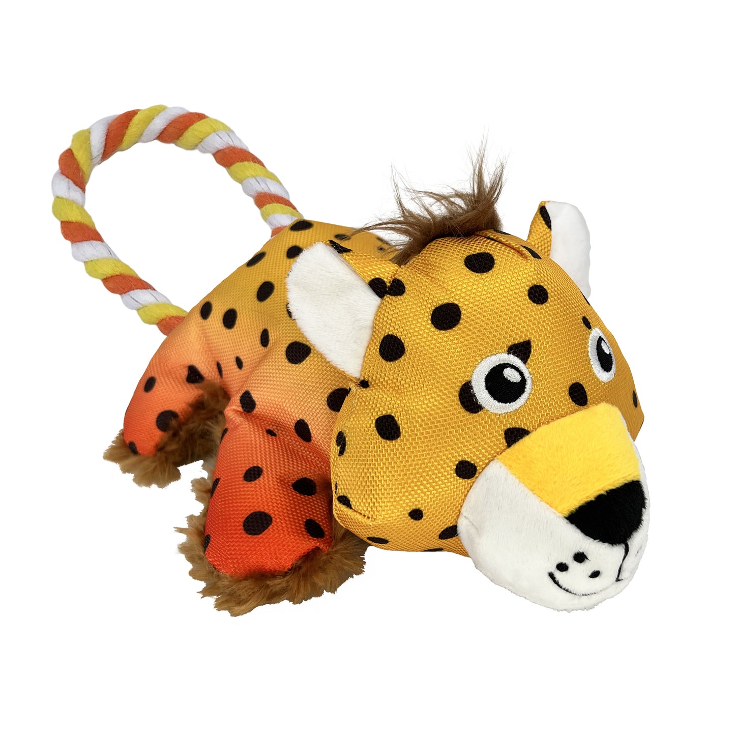 Kong Cozie Tuggz Cheetah on a white background