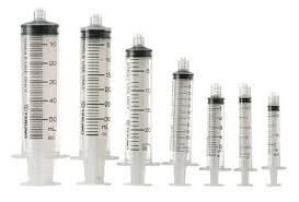 Syringes Terumo B-D Quality LUER LOCK 3, 5, 10, 20, 30, 50 & 60ml from