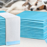 Large 60cm x 60cm Absorbent Puppy Pad with Adhesive Tape Corners Pack of 10, 20, 100, 200 or 400