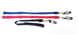 Double Nylon Lead with Chrome Clip 60cm Long x 20mm Wide