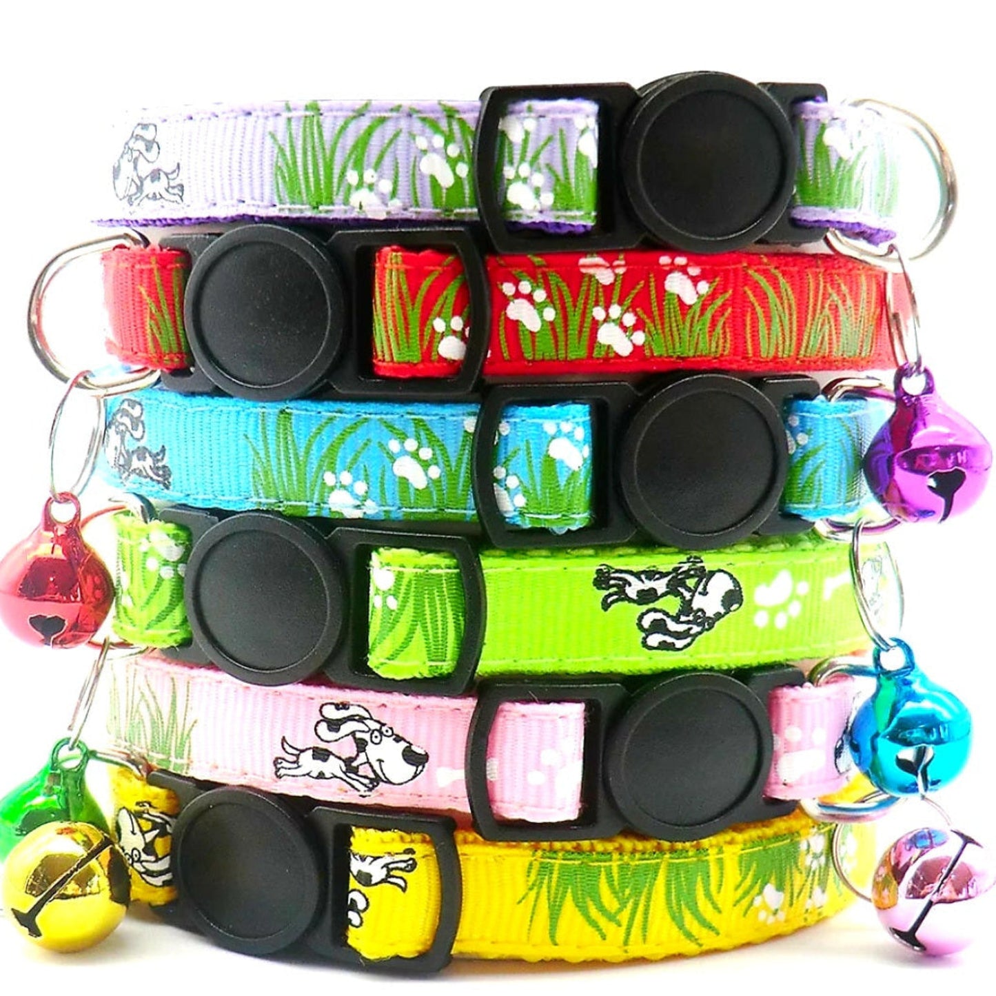 Puppy Paws Bones Break Away Collar