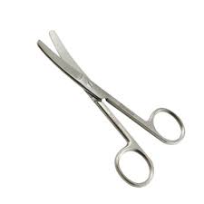 Scissors Curved Stainless Steel Blunt/Blunt 13 cm
