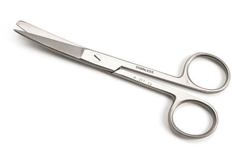 Scissors Curved Stainless Steel Blunt/Sharp 13 cm