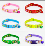 Cute Mushroom Print Puppy Collars Sets of 6
