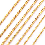 18ct Gold Plated Show Snake Chains VARIOUS SIZES from