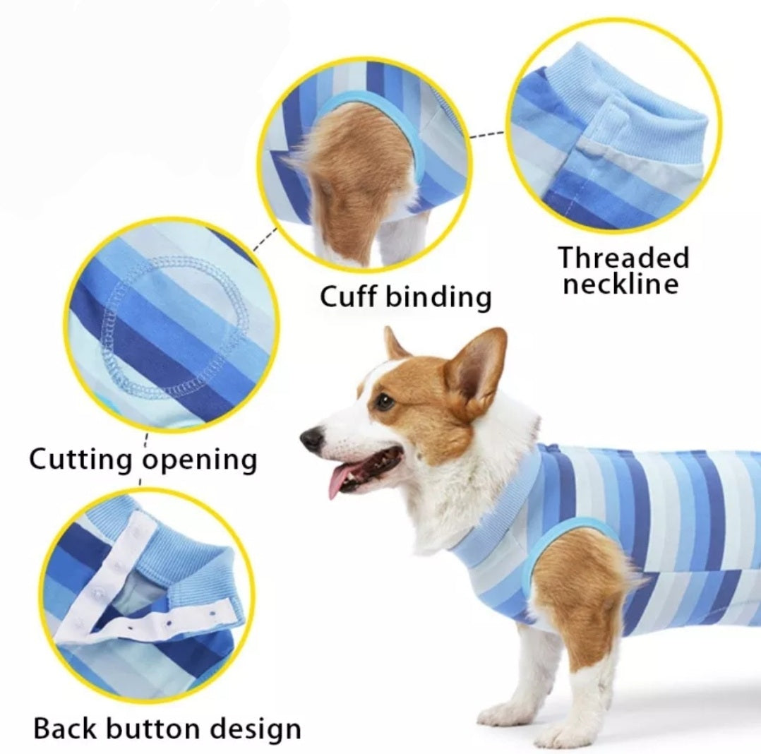 Recovery Suit Dog - Button Up - Small Dog