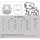 Small Dog Recovery Surgical Suits - Weaning and Mastitis