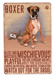 Classic Vintage Metal Tin Signs - Various Breeds & Designs