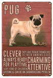 Classic Vintage Metal Tin Signs - Various Breeds & Designs